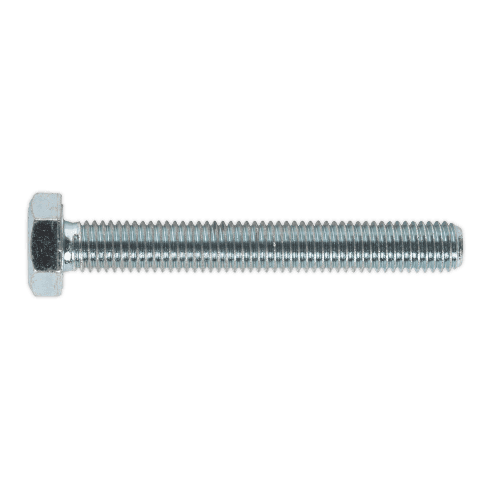 HT Setscrew M10 x 75mm 8.8 Zinc DIN 933 Pack of 25 : Model No.SS1075