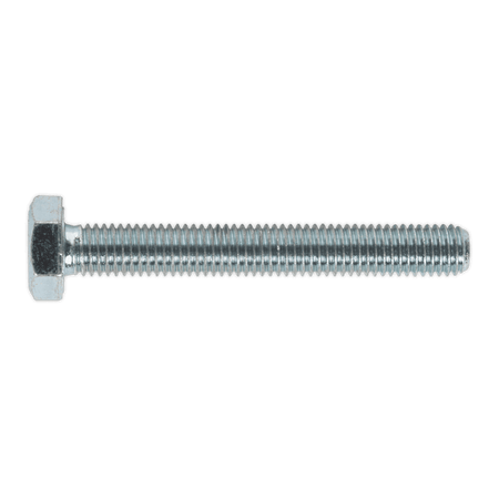 HT Setscrew M10 x 75mm 8.8 Zinc DIN 933 Pack of 25 : Model No.SS1075