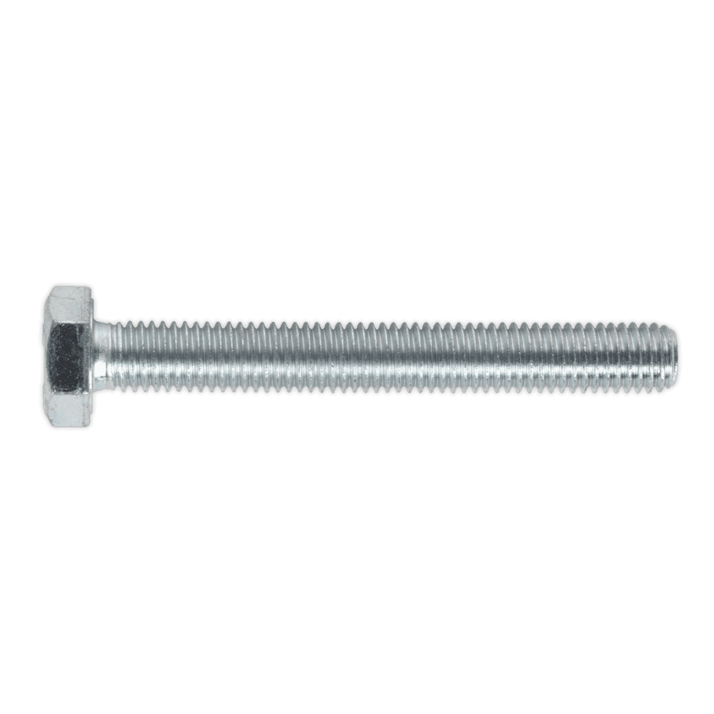 HT Setscrew M10 x 80mm 8.8 Zinc DIN 933 Pack of 25 : Model No.SS1080