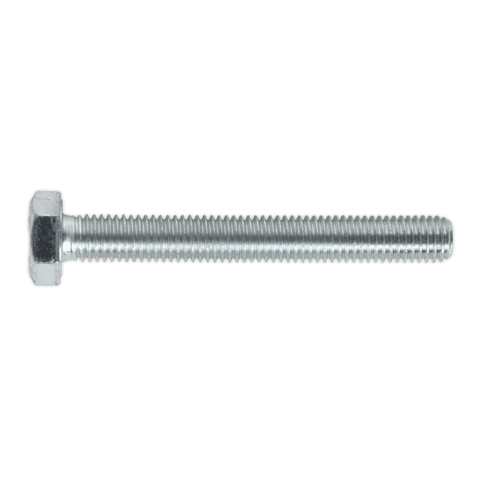 HT Setscrew M10 x 80mm 8.8 Zinc DIN 933 Pack of 25 : Model No.SS1080