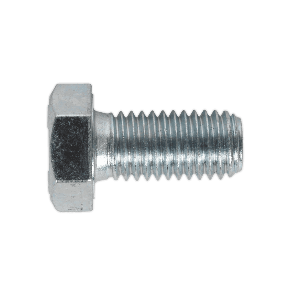 HT Setscrew M12 x 25mm 8.8 Zinc DIN 933 Pack of 25 : Model No.SS1225