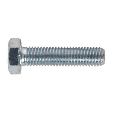 HT Setscrew M12 x 50mm 8.8 Zinc DIN 933 Pack of 25 : Model No.SS1250