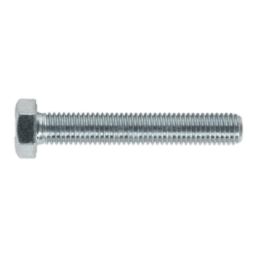 HT Setscrew M12 x 75mm 8.8 Zinc DIN 933 Pack of 25 : Model No.SS1275
