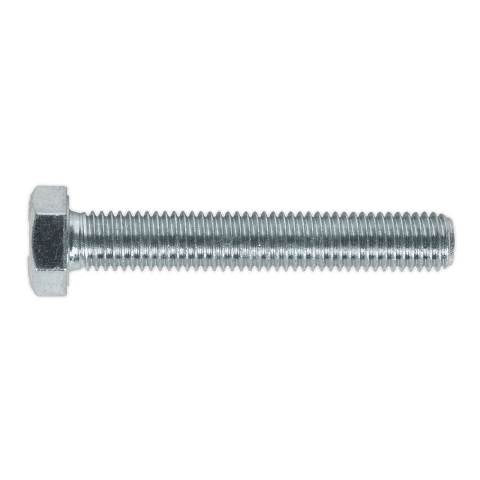 HT Setscrew M12 x 75mm 8.8 Zinc DIN 933 Pack of 25 : Model No.SS1275