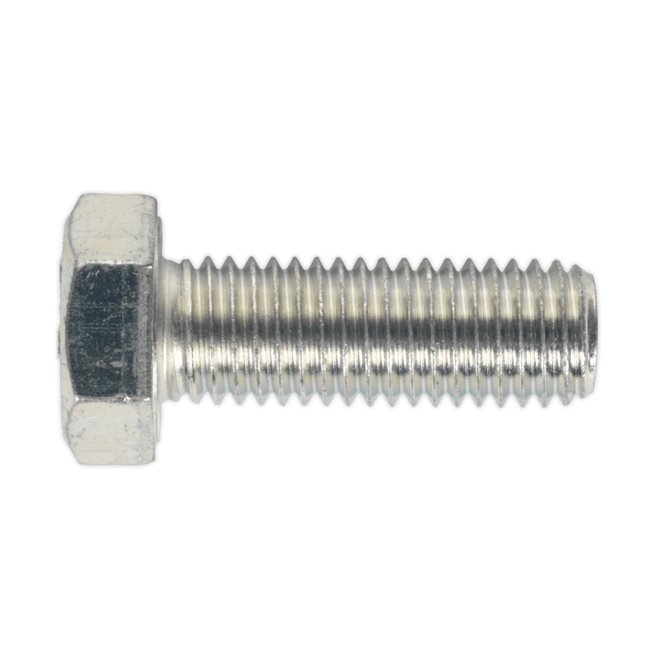 HT Setscrew M14 x 40mm 8.8 Zinc DIN 933 Pack of 10 : Model No.SS1440