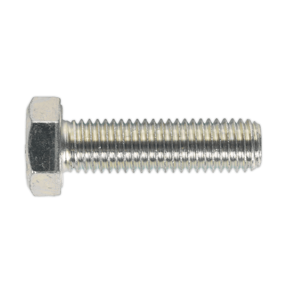 HT Setscrew M14 x 50mm 8.8 Zinc DIN 933 Pack of 10 : Model No.SS1450