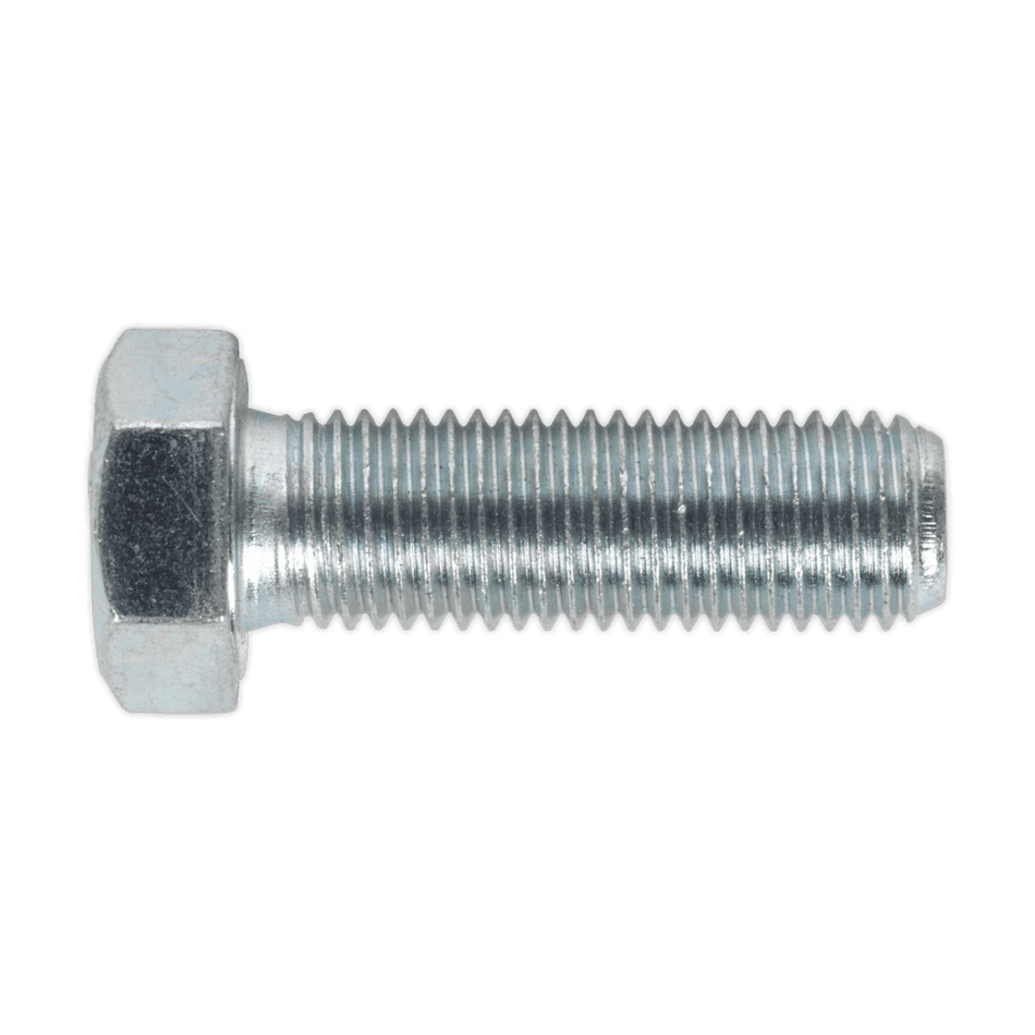 HT Setscrew M16 x 50mm 8.8 Zinc DIN 933 Pack of 10 : Model No.SS1650