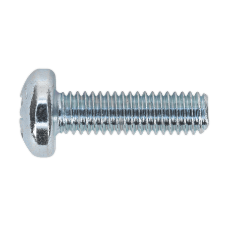 Machine Screw M6 x 20mm Pan Head Pozi Zinc DIN 7985z Pack of 50 : Model No.MSP620