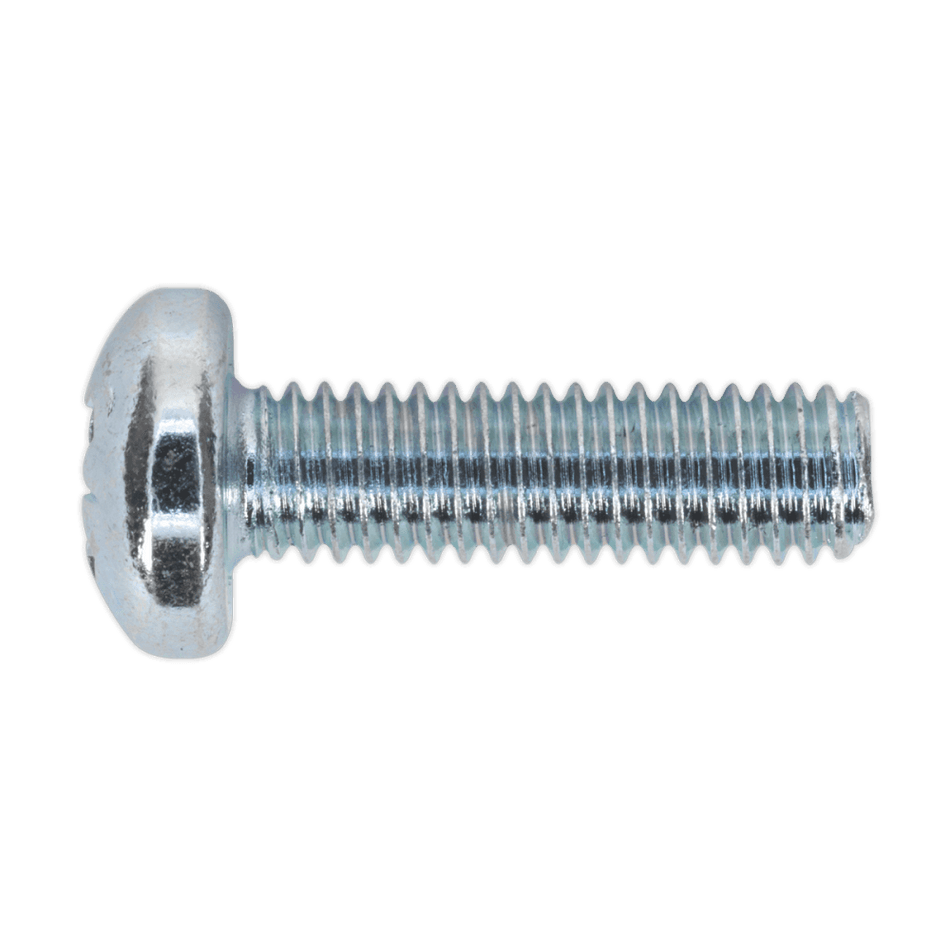 Machine Screw M6 x 20mm Pan Head Pozi Zinc DIN 7985z Pack of 50 : Model No.MSP620