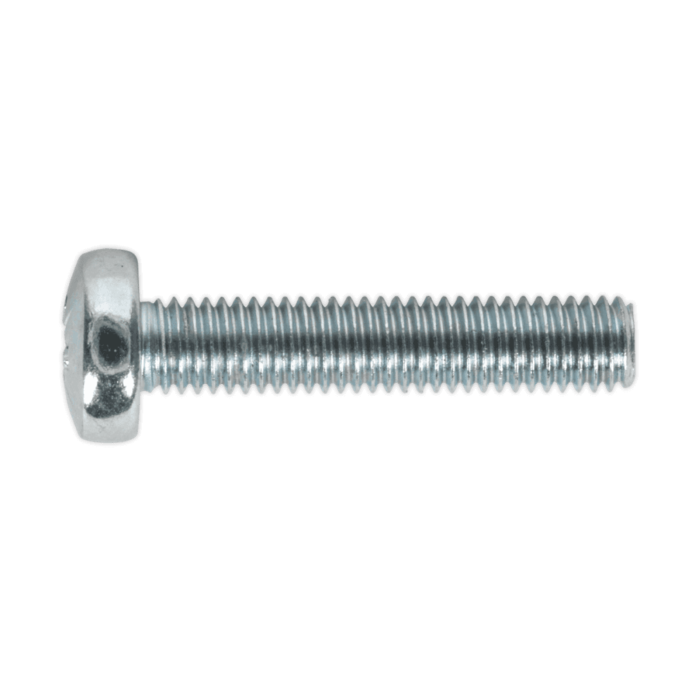 Machine Screw M5 x 25mm Pan Head Pozi Zinc DIN 7985z Pack of 50 : Model No.MSP525