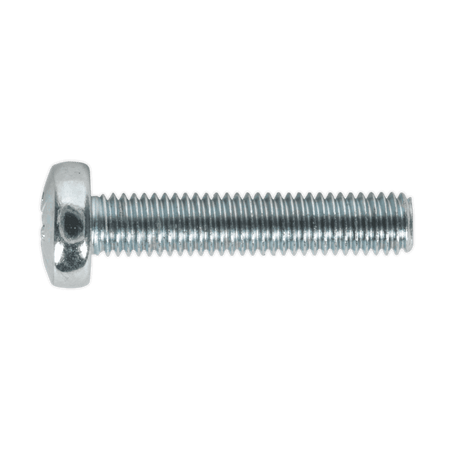 Machine Screw M5 x 25mm Pan Head Pozi Zinc DIN 7985z Pack of 50 : Model No.MSP525
