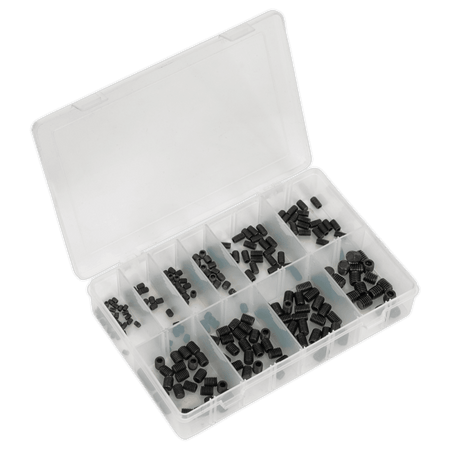 Grub Screw Assortment 250pc M4-M10 DIN 916 Metric : Model No.AB045GS
