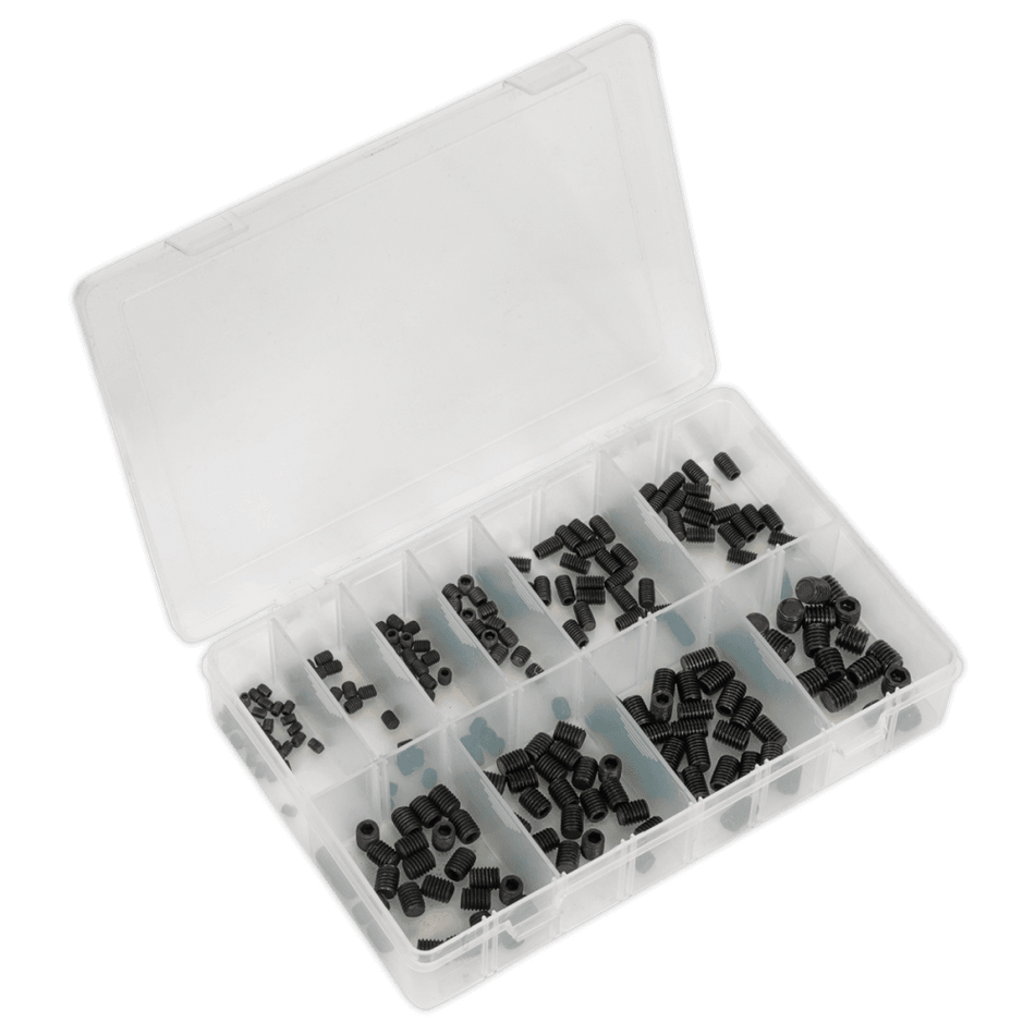 Grub Screw Assortment 250pc M4-M10 DIN 916 Metric : Model No.AB045GS