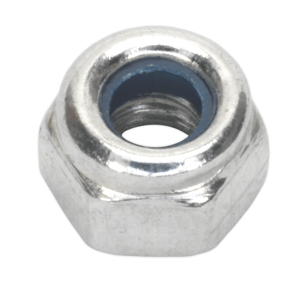 Nylon Lock Nut M4 Zinc DIN 982 Pack of 100 : Model No.NLN4