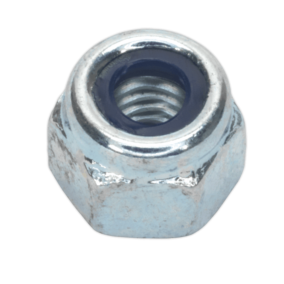 Nylon Lock Nut M5 Zinc DIN 982 Pack of 100 : Model No.NLN5