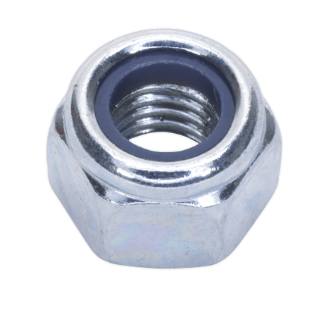 Nylon Lock Nut M8 Zinc DIN 982 Pack of 100 : Model No.NLN8