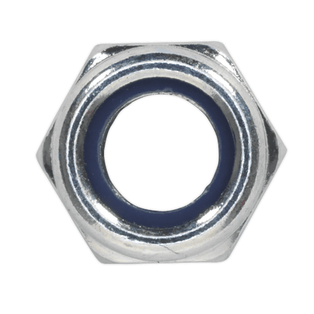 Nylon Lock Nut M8 Zinc DIN 982 Pack of 100 : Model No.NLN8