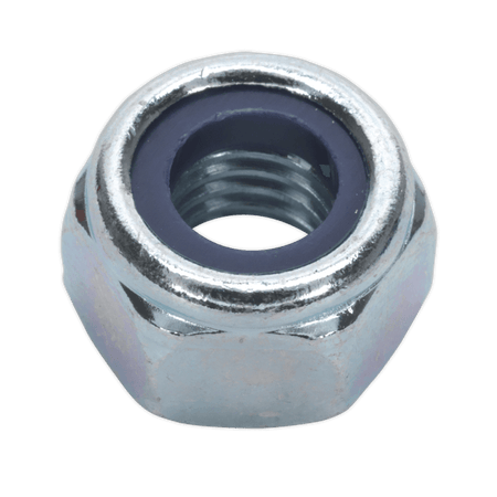 Nylon Lock Nut M10 Zinc DIN 982 Pack of 100 : Model No.NLN10