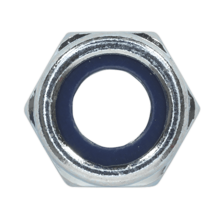 Nylon Lock Nut M10 Zinc DIN 982 Pack of 100 : Model No.NLN10