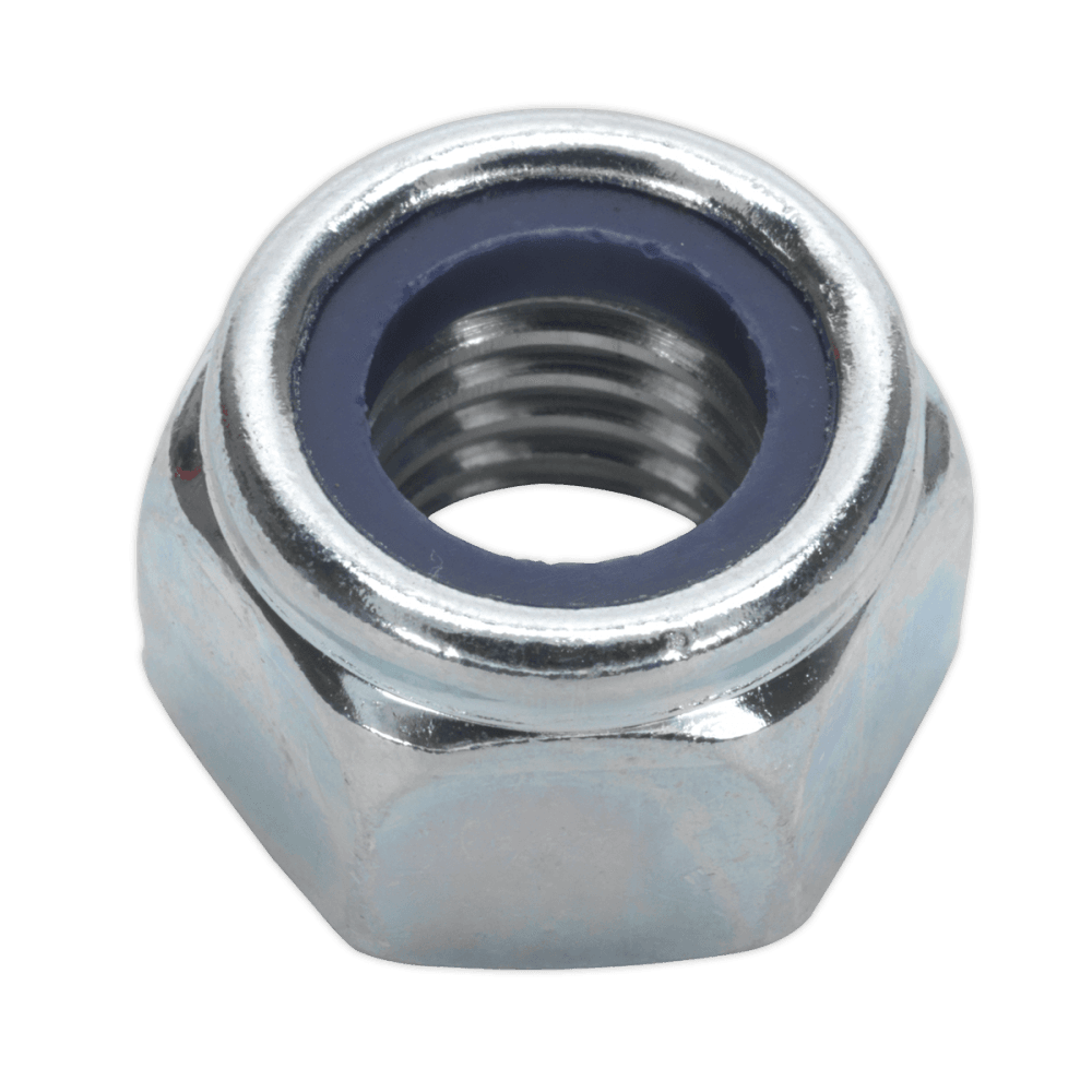 Nylon Lock Nut M12 Zinc DIN 982 Pack of 25 : Model No.NLN12