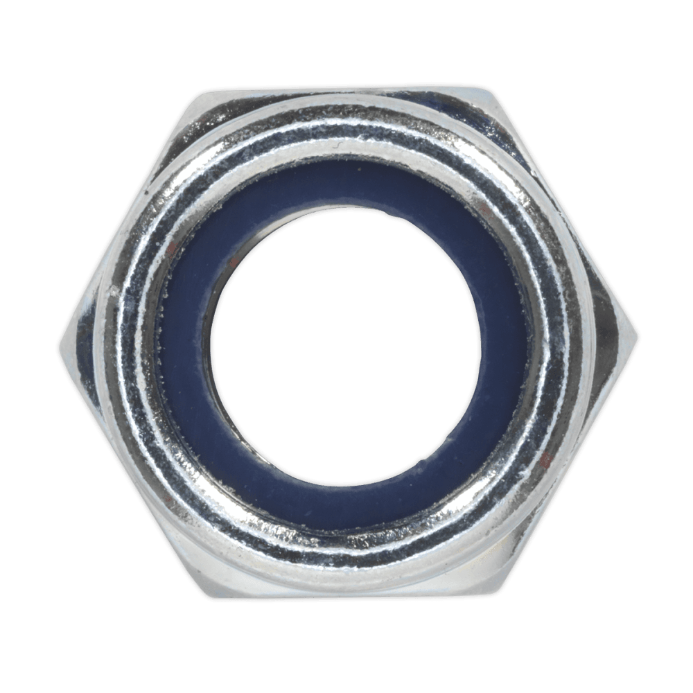 Nylon Lock Nut M12 Zinc DIN 982 Pack of 25 : Model No.NLN12
