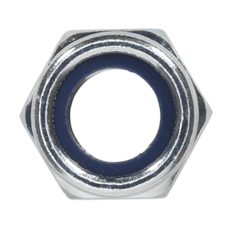 Nylon Lock Nut M12 Zinc DIN 982 Pack of 25 : Model No.NLN12