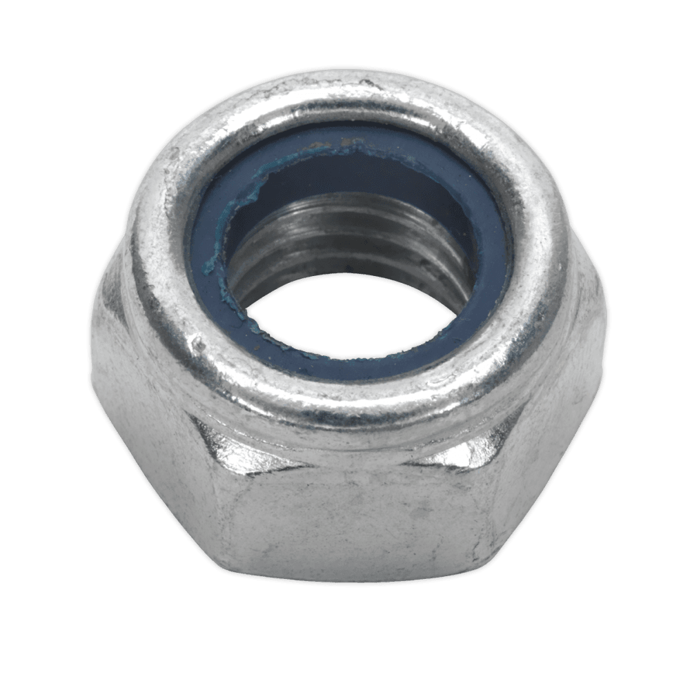 Nylon Lock Nut M14 Zinc DIN 982 Pack of 25 : Model No.NLN14