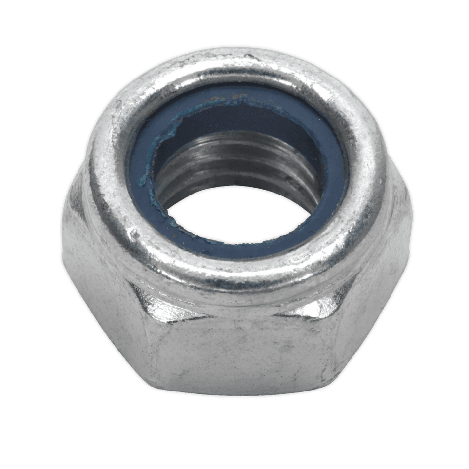 Nylon Lock Nut M14 Zinc DIN 982 Pack of 25 : Model No.NLN14