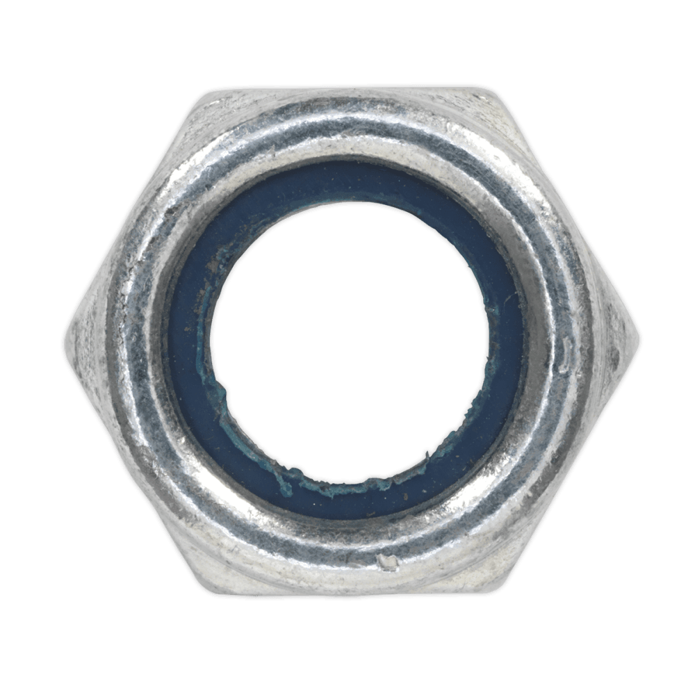 Nylon Lock Nut M14 Zinc DIN 982 Pack of 25 : Model No.NLN14