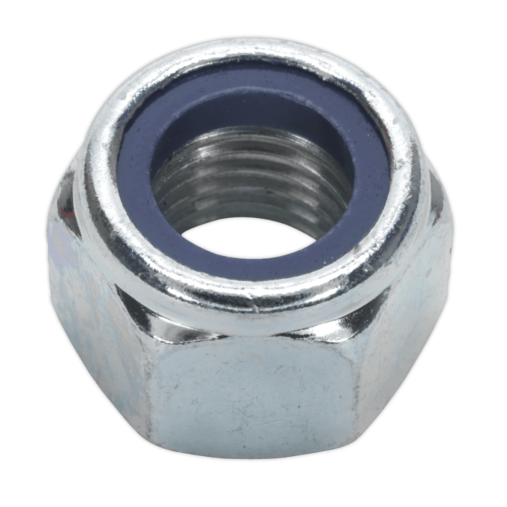 Nylon Lock Nut M16 Zinc DIN 982 Pack of 25 : Model No.NLN16