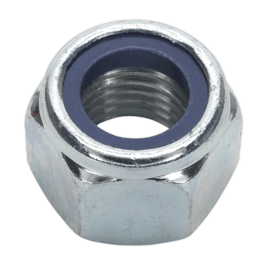 Nylon Lock Nut M16 Zinc DIN 982 Pack of 25 : Model No.NLN16