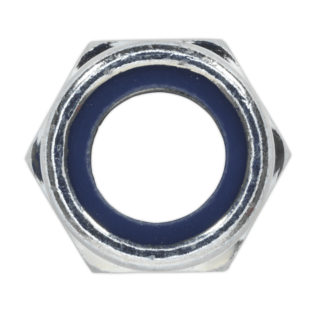 Nylon Lock Nut M16 Zinc DIN 982 Pack of 25 : Model No.NLN16