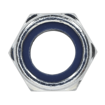 Nylon Lock Nut M16 Zinc DIN 982 Pack of 25 : Model No.NLN16