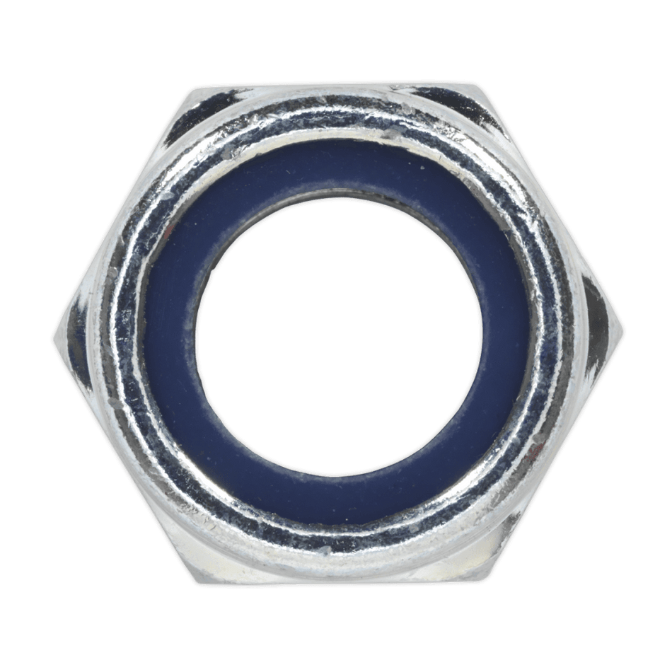 Nylon Lock Nut M16 Zinc DIN 982 Pack of 25 : Model No.NLN16