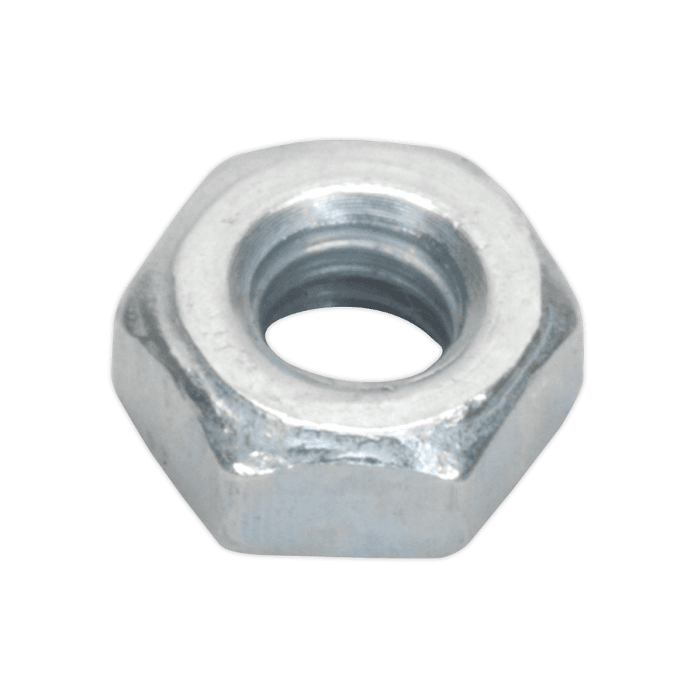 Steel Nut M3 Zinc DIN 934 Pack of 100 : Model No.SN3