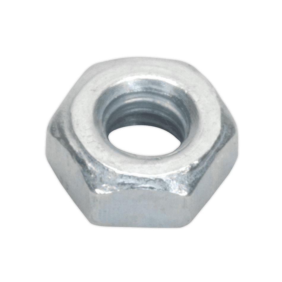 Steel Nut M3 Zinc DIN 934 Pack of 100 : Model No.SN3