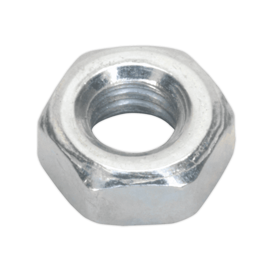 Steel Nut M4 Zinc DIN 934 Pack of 100 : Model No.SN4