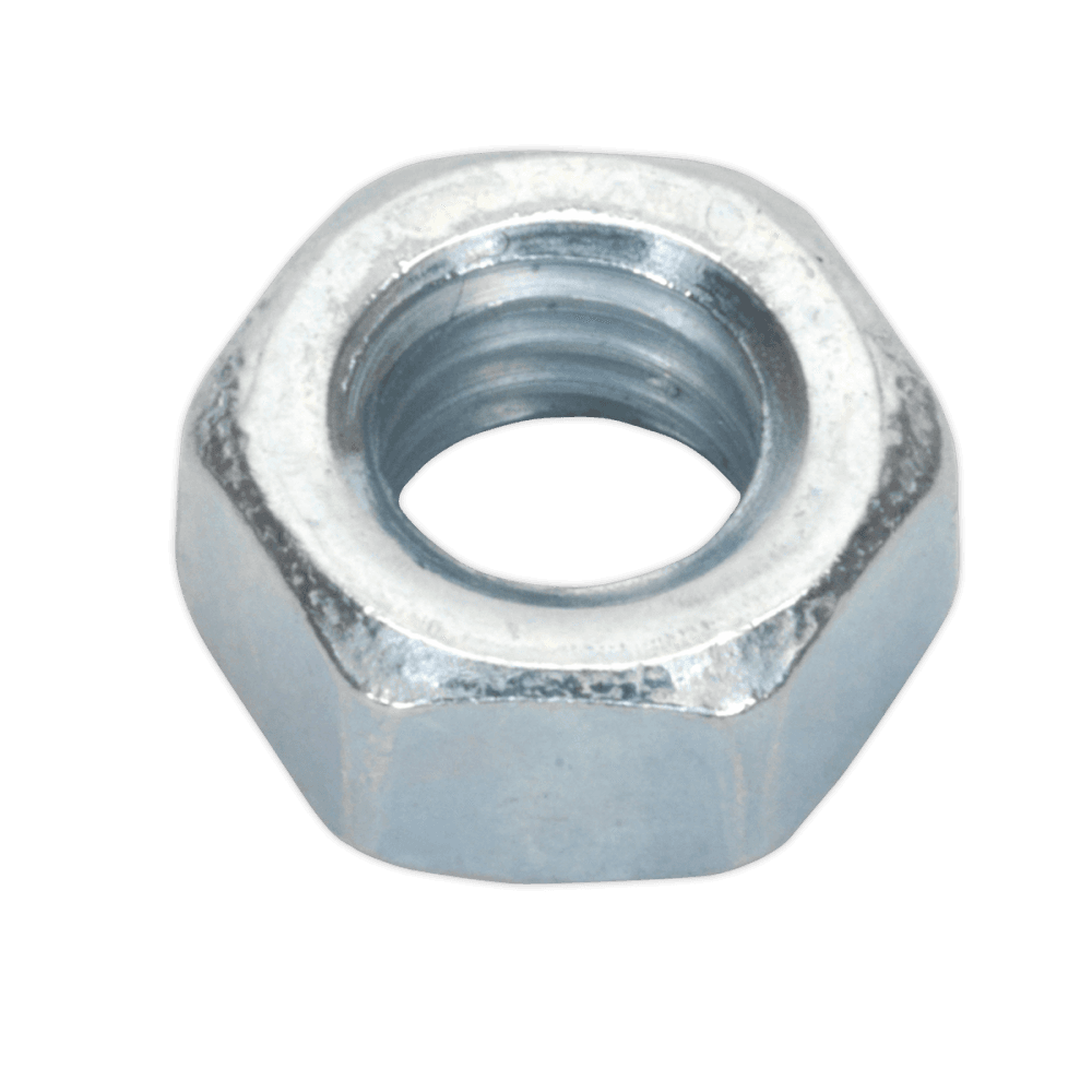 Steel Nut M5 Zinc DIN 934 Pack of 100 : Model No.SN5