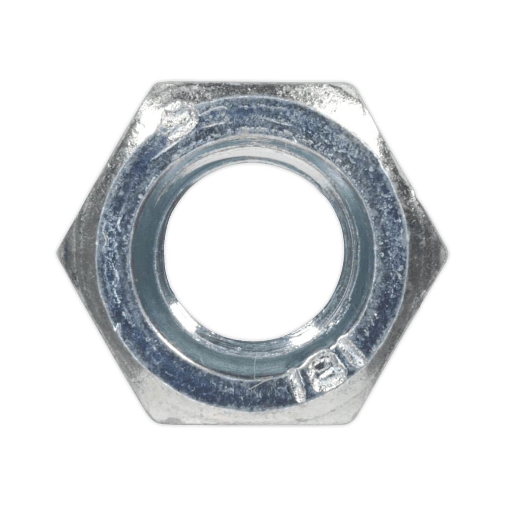 Steel Nut M8 Zinc DIN 934 Pack of 100 : Model No.SN8