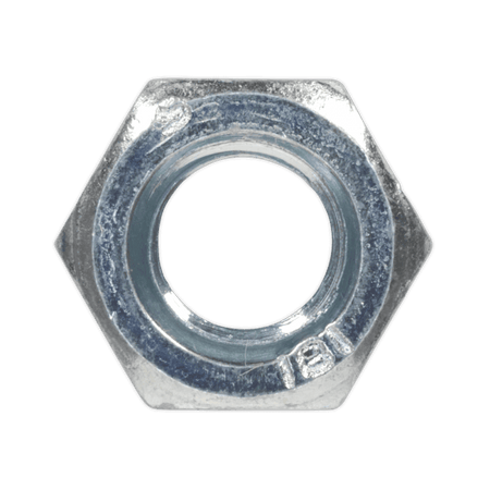 Steel Nut M8 Zinc DIN 934 Pack of 100 : Model No.SN8