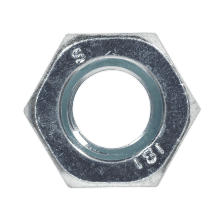 Steel Nut M10 Zinc DIN 934 Pack of 100 : Model No.SN10