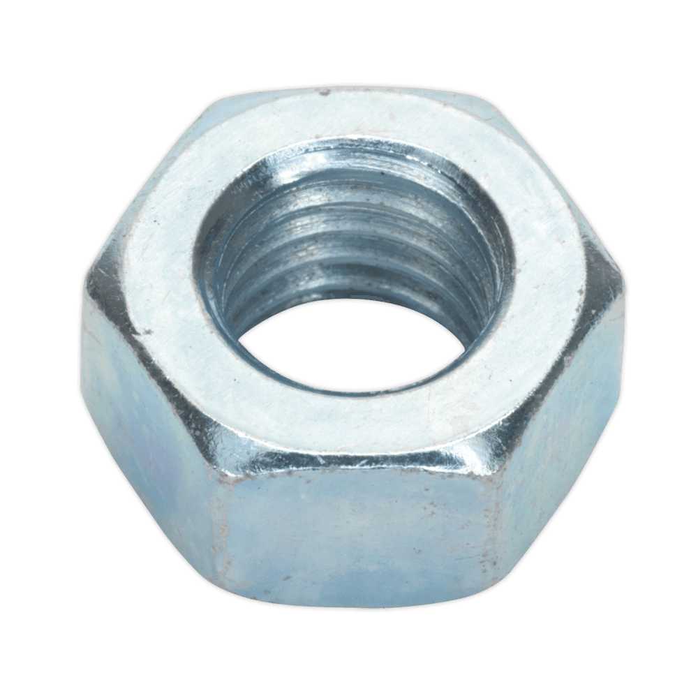 Steel Nut M12 Zinc DIN 934 Pack of 25 : Model No.SN12