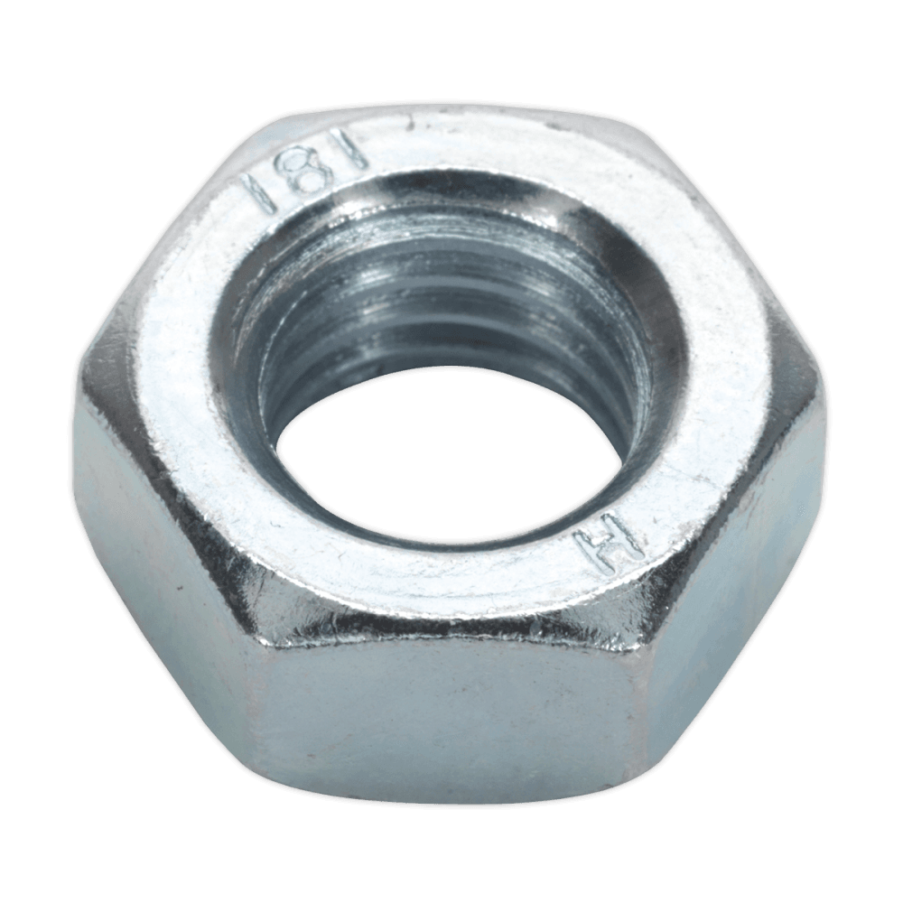 Steel Nut M14 Zinc DIN 934 Pack of 25 : Model No.SN14