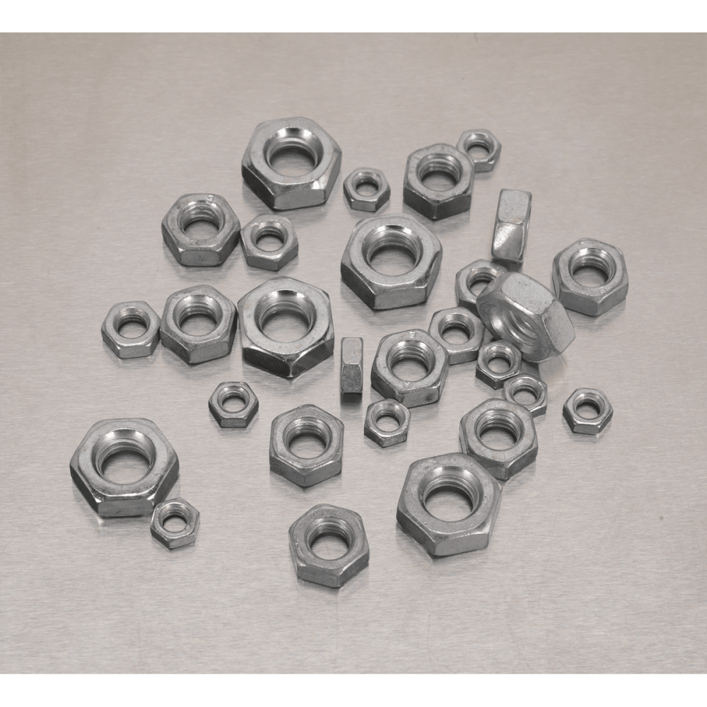 Steel Nut Assortment 370pc M5-M10 DIN 934 Metric : Model No.AB028SN