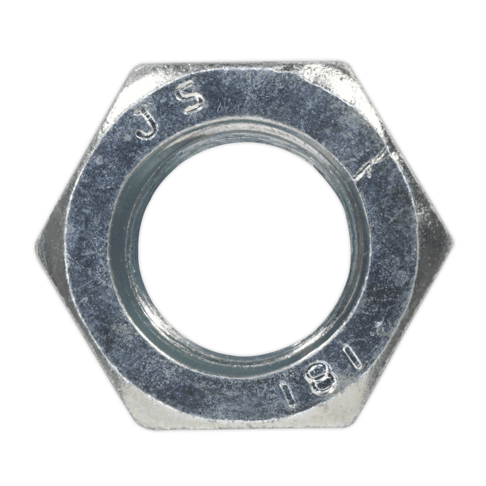 Steel Nut M16 Zinc DIN 934 Pack of 25 : Model No.SN16
