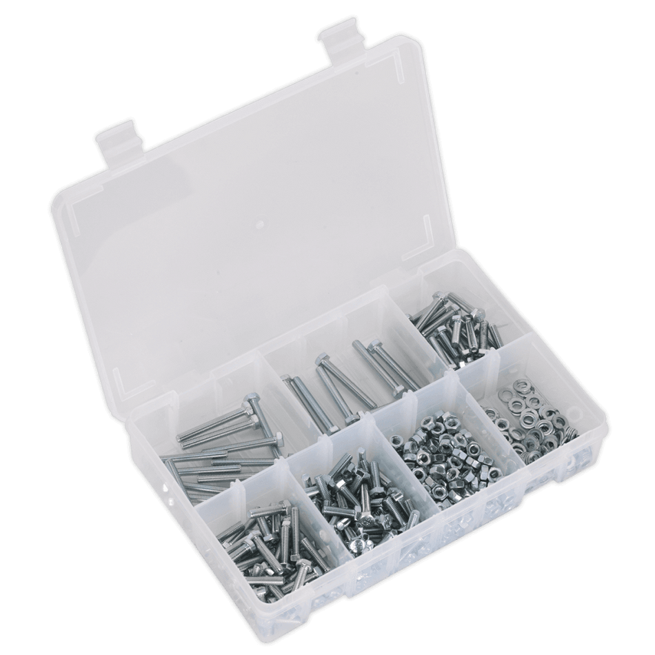 Setscrew, Nut & Washer Assortment 444pc High Tensile M5 Metric : Model No.AB049SNW