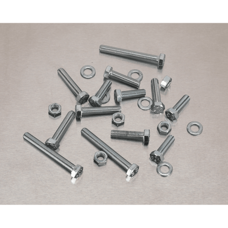 Setscrew, Nut & Washer Assortment 444pc High Tensile M5 Metric : Model No.AB049SNW