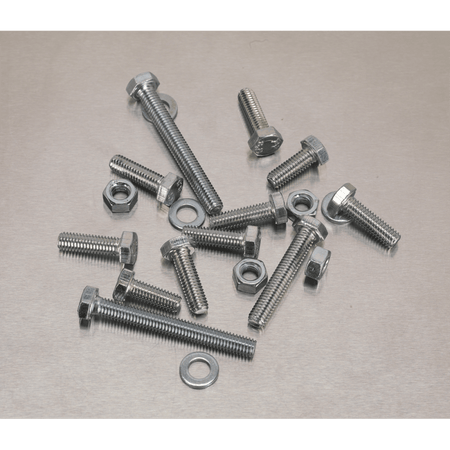 Setscrew, Nut & Washer Assortment 408pc High Tensile M6 Metric : Model No.AB050SNW
