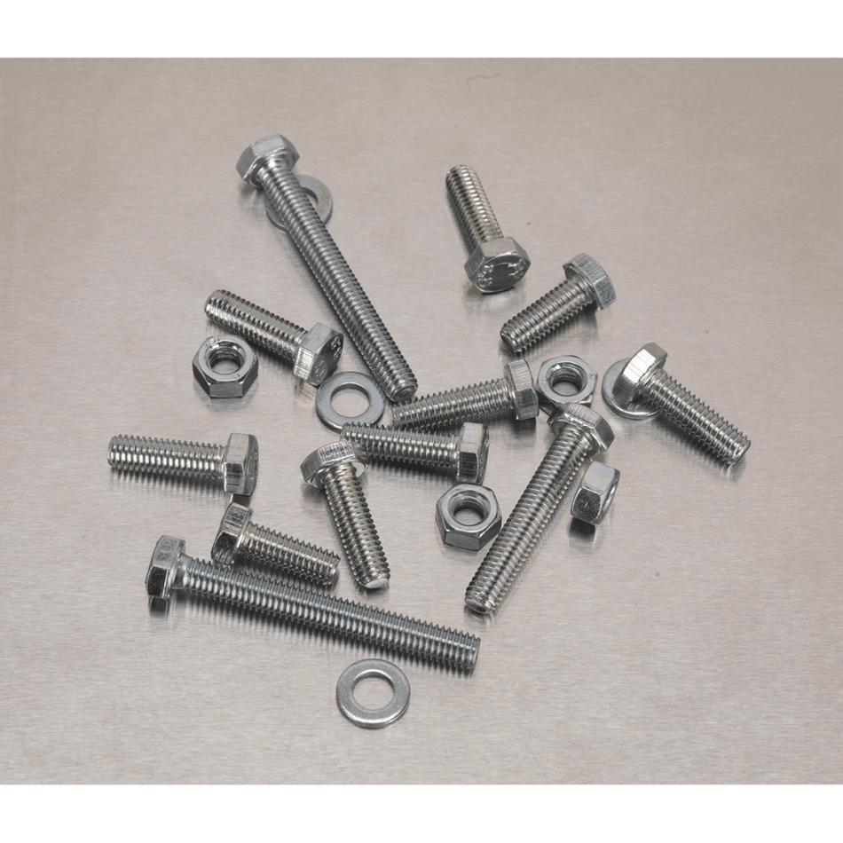 Setscrew, Nut & Washer Assortment 408pc High Tensile M6 Metric : Model No.AB050SNW