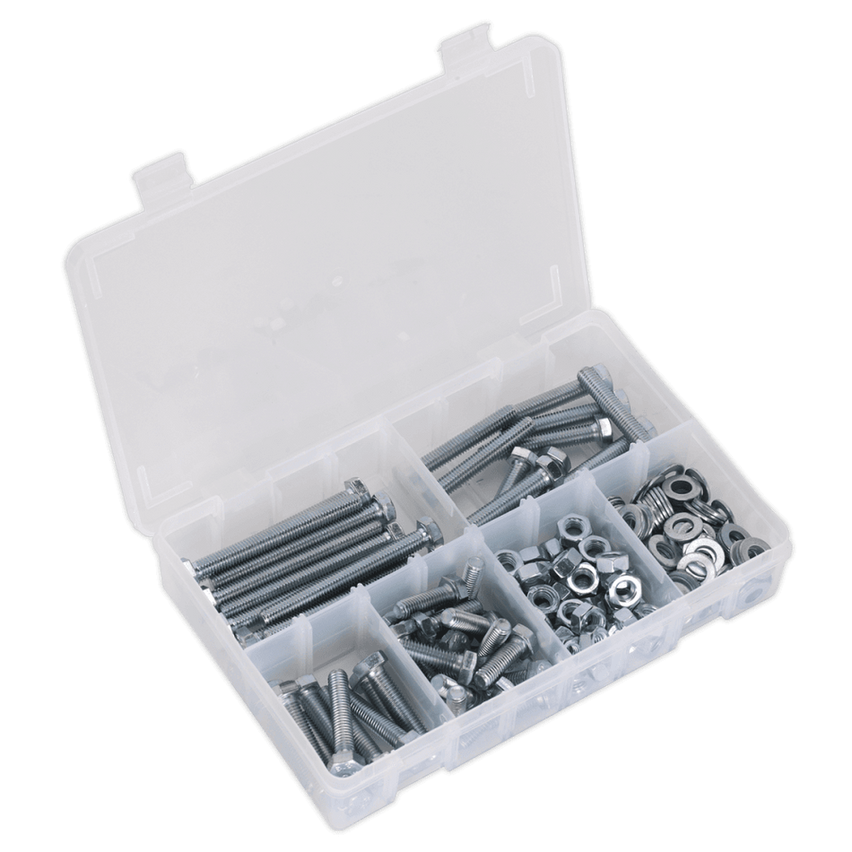 Setscrew, Nut & Washer Assortment 220pc High Tensile M8 Metric : Model No.AB051SNW